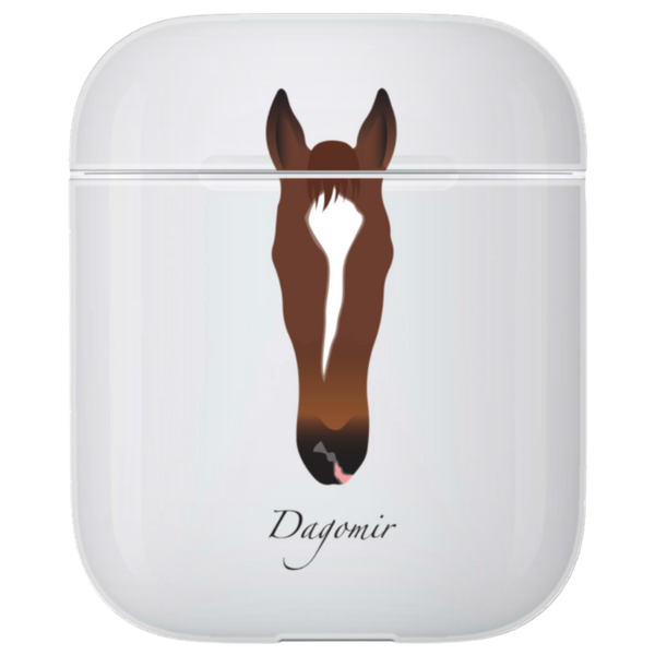 Custom Horse Portrait AirPods Case