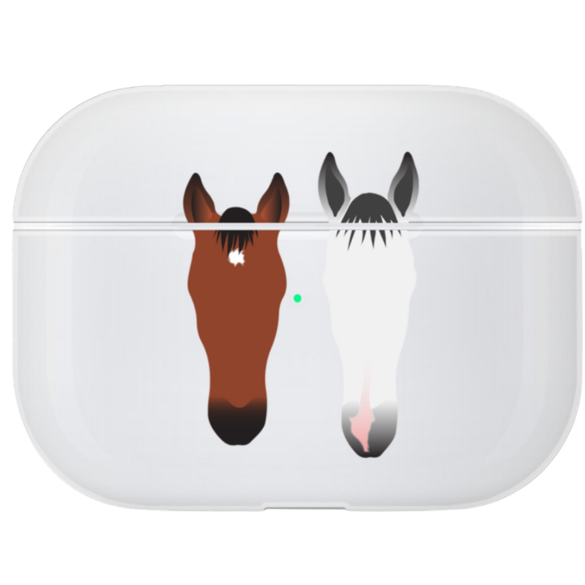 Custom Horse Portrait AirPods Case