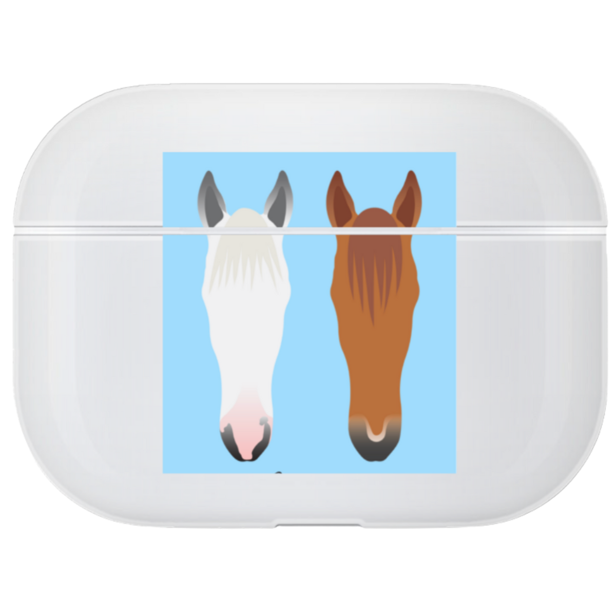 Custom Horse Portrait AirPods Case